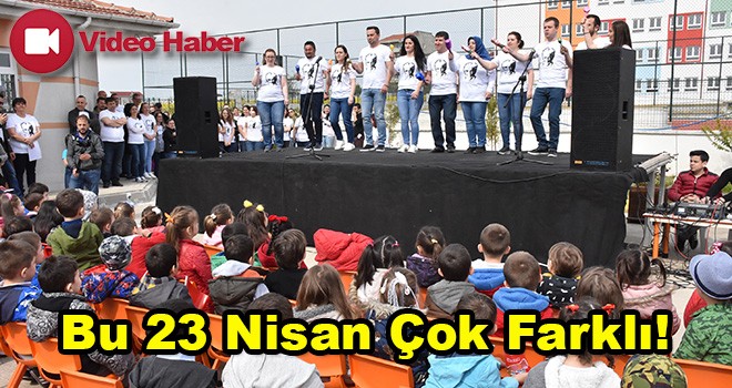 Çorlu'da Nene Hatun Anaokulu'nda 23 Nisan Çok Farklı Kutlandı