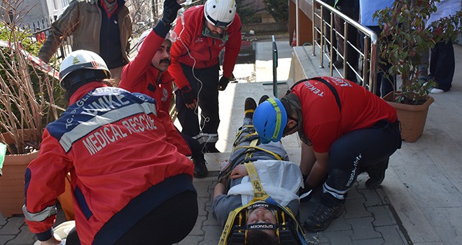 TESKİ’den gerçeğini aratmayan tatbikat