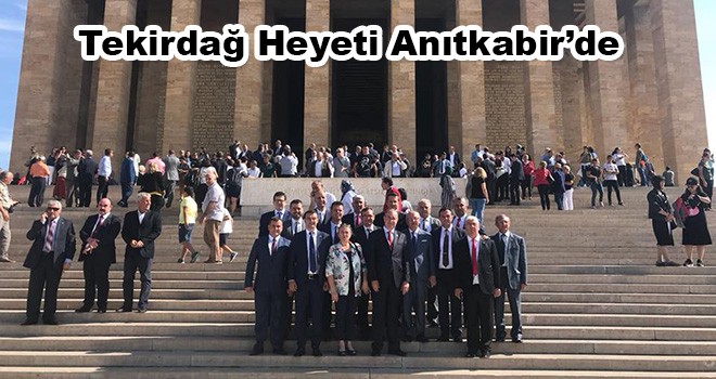 Tekirdağ CHP Heyetinden 95'inci Yılda Anıtkabir Ziyareti