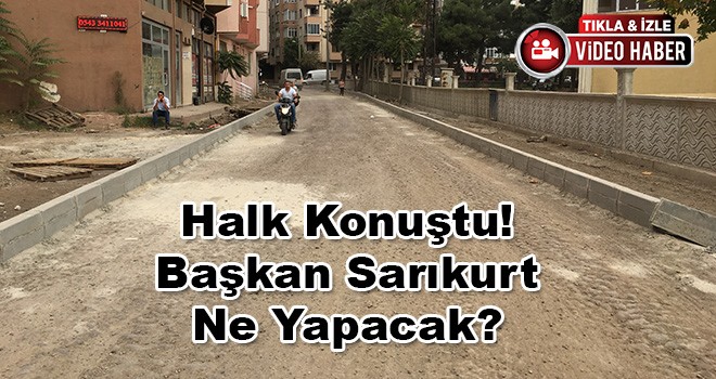 Erdal İnönü Caddesi’ndeki Halk Konuştu