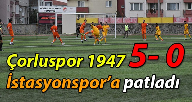 Çorluspor 1947’den farklı galibiyet