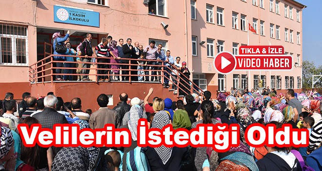 Velilerin İstediği Oldu