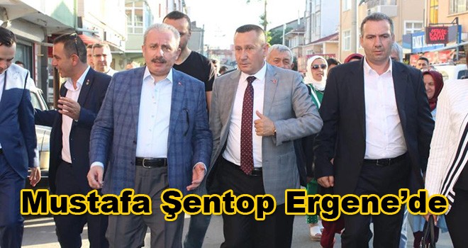 Mustafa Şentop Ergene'de