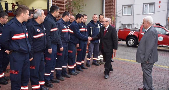 Başkan Albayrak’tan İtfaiye ve TESKİ Personeline Tebrik