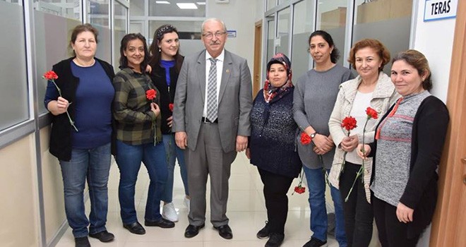 Büyükşehir Belediyesi ve TESKİ’de 8 Mart Kutlaması