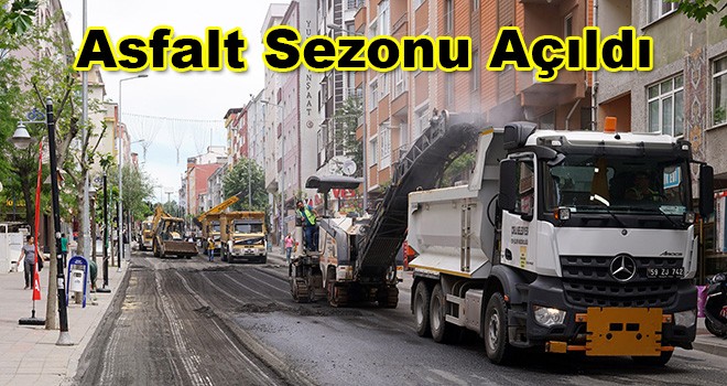 Şinasi Kurşun Caddesi'ne Asfalt