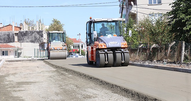 Ergene Belediyesi Yol Çalışmalarına Devam Ediyor