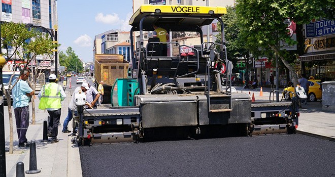 Omurtak Caddesi’ne Yol Bakım ve Onarım Çalışması