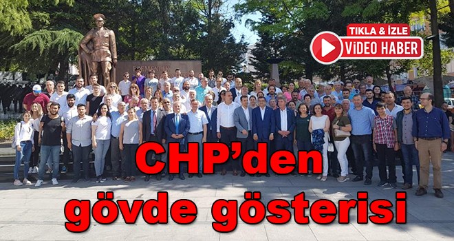 CHP’den Çorlu’da gövde gösterisi