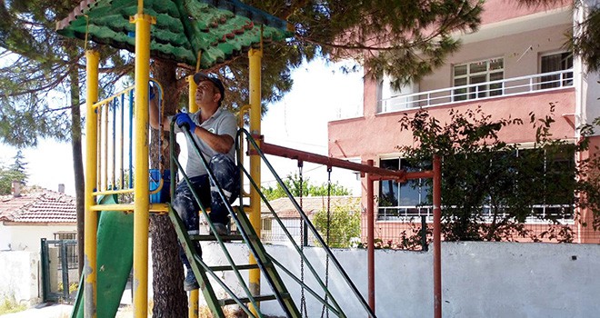 Ergene Belediyesi’nden Semt Parklarına Bakım