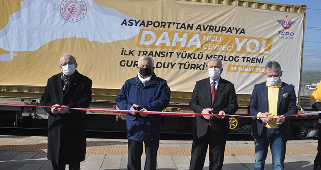 Bulgaristan’a Tren İle İlk Transit Yük Yola Çıktı