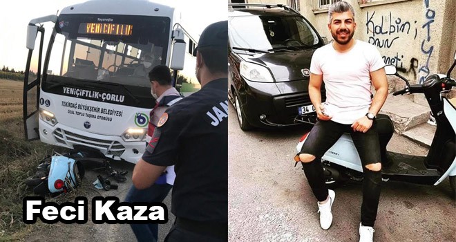 Motosiklet yolcu minibüsünün altında kaldı 1 ölü 1 ağır yaralı