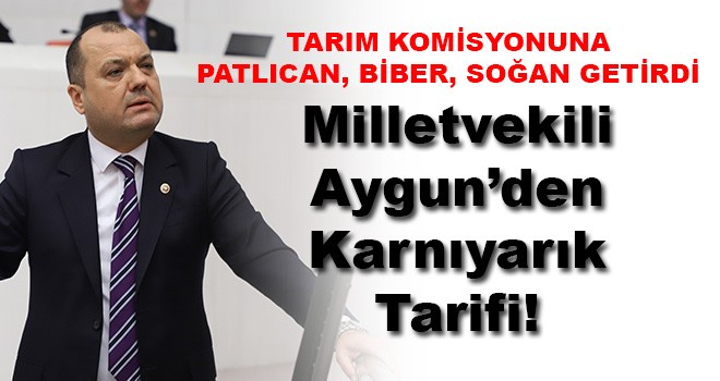 Milletvekili İlhami Özcan Aygun'den Karnıyarık Tarifi!