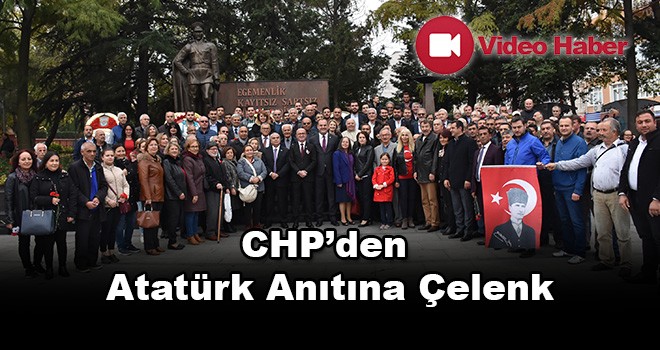 CHP’den Atatürk Anıtına 29 Ekim Çelengi