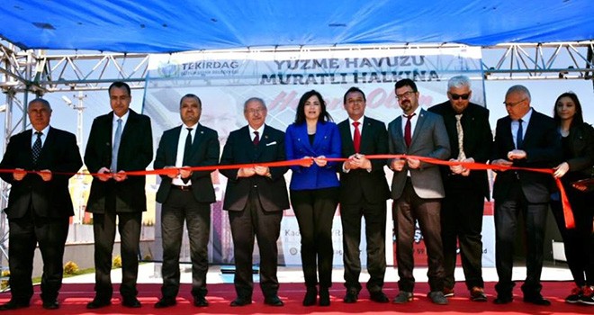 Muratlı Yüzme Havuzunun Açılış Töreni Gerçekleşti