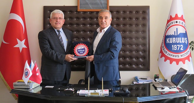 Tekirdağ PTT Başmüdürü Ersoy’dan Çorlu Sanayi Sitesi’ne veda ziyareti