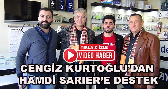Ünlü Sanatçı Cengiz Kurtoğlu, AK Parti Adayı Hamdi Sarıer'e destek istedi