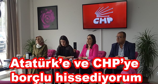CHP Ergene Başkan Adayı Mehtap Tural, “Atatürk’e ve CHP’ye borçlu hissediyorum”